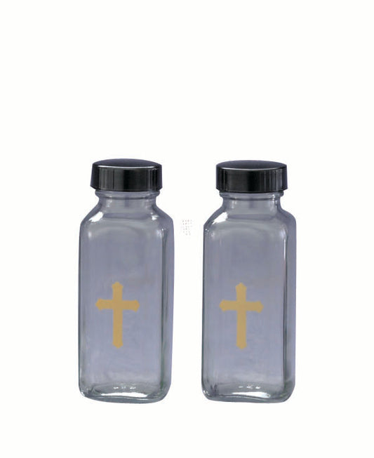 Glass Twist Top Cruet Set - 4oz, 4-1/2"
