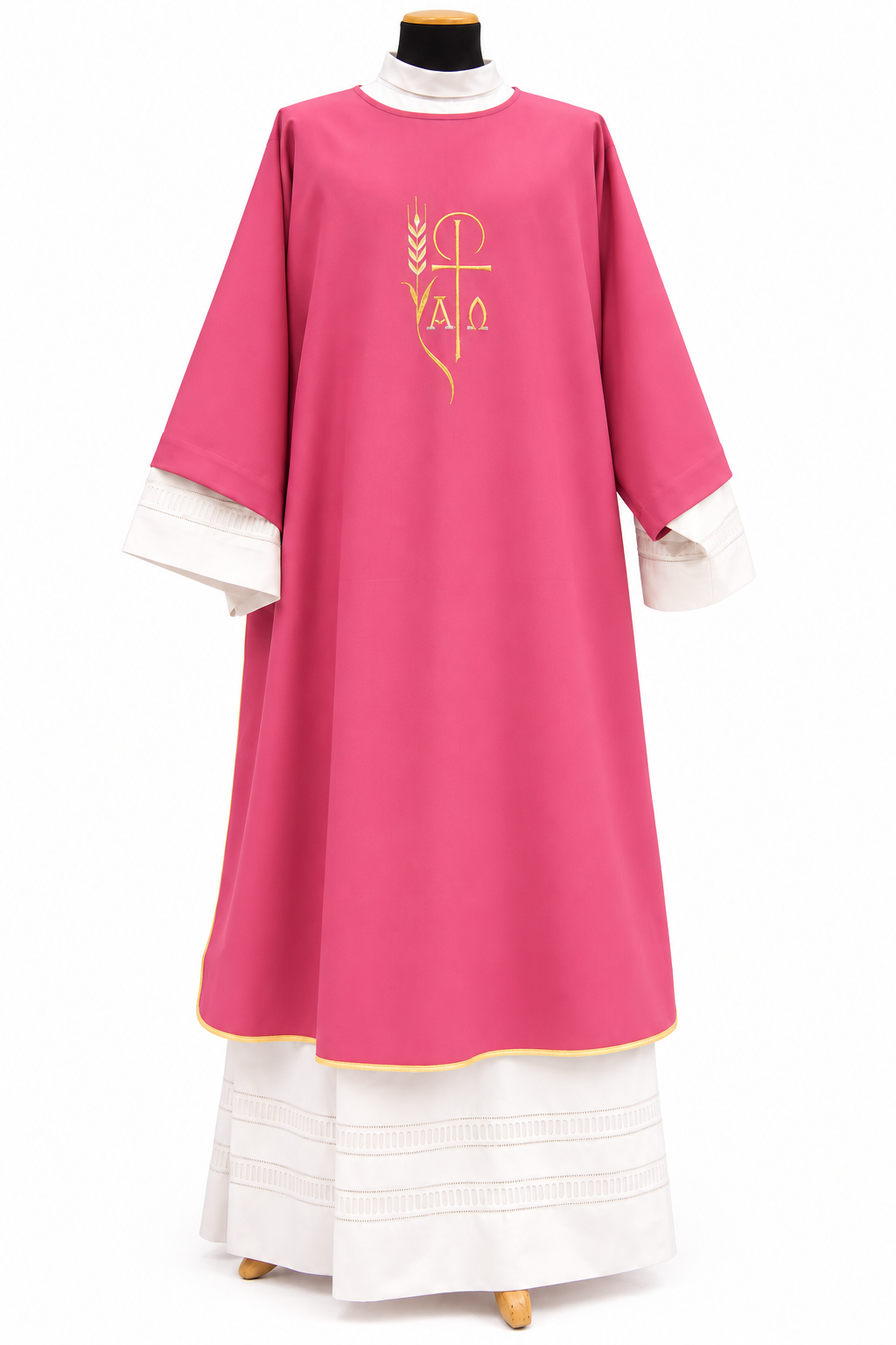 #361 Embroidered Alpha Omega Dalmatic | 100% Polyester | All Colors