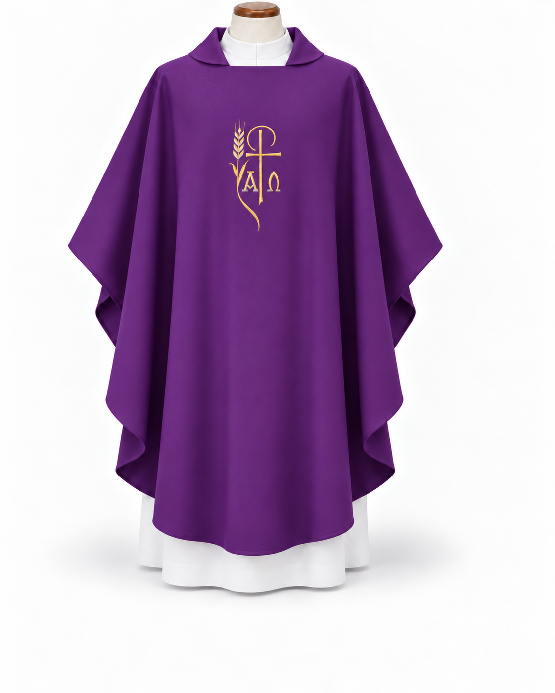 #361 Embroidered Alpha Omega Chasuble | 100% Polyester | All Colors