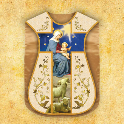 Nativity Roman Fiddleback Chasuble