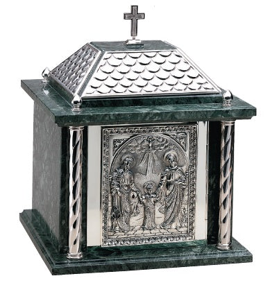 #4103 Holy Family Marble Domed Tabernacle | Multiple Finishes Available