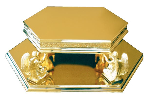 #4114-1 Hexagon Angel Thabor Pedestal | Multiple Finishes Available