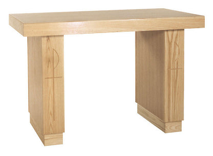 #414 Chi Rho Engraved Altar | Multiple Finishes & Materials Available | Two Sizes Available