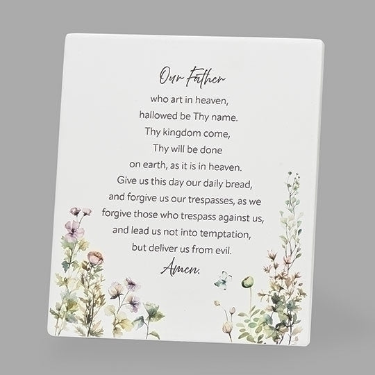 Our Father Plaque