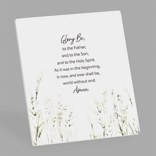 Glory Be Plaque