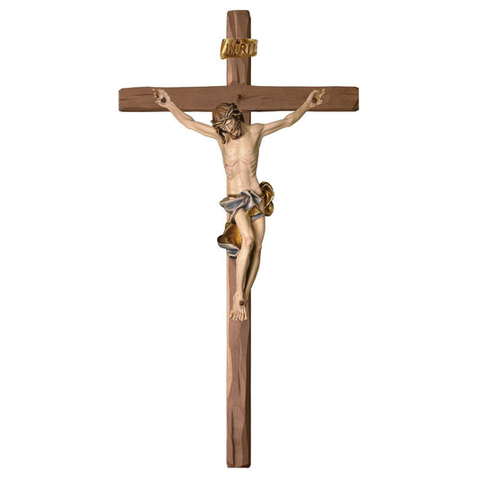 Baroque Straight Crucifix | Multiple Sizes & Colors
