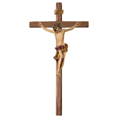 Baroque Straight Crucifix | Multiple Sizes & Colors