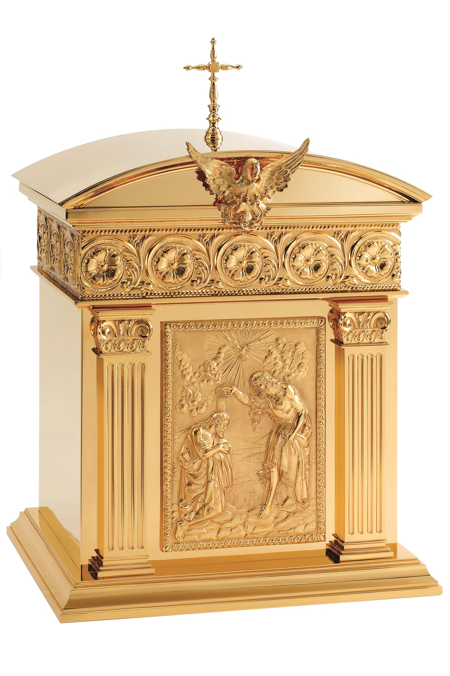 #4220 Baptism of Christ Tabernacle | Multiple Finishes Available