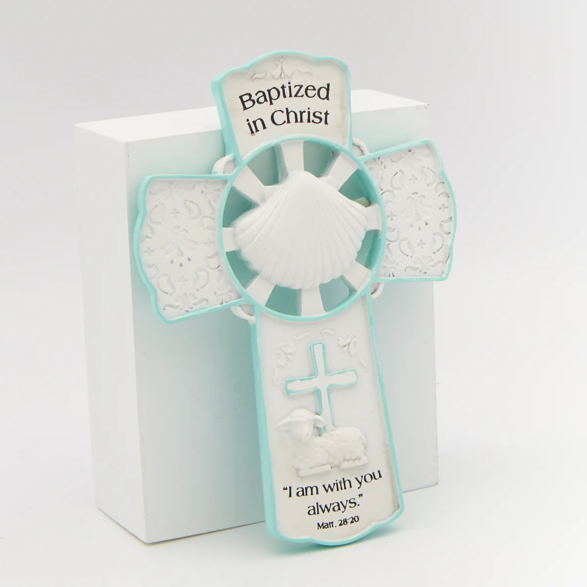 Baptized in Christ Wall Cross | Boys & Girls