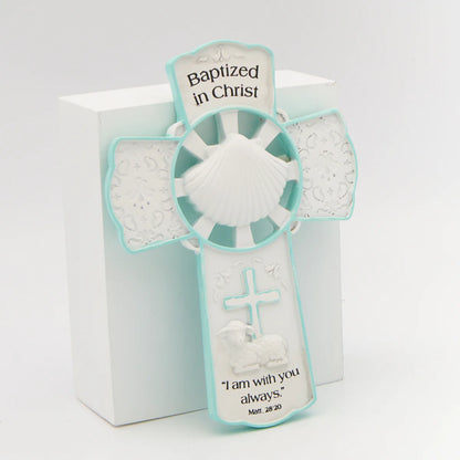 Baptized in Christ Wall Cross | Boys & Girls
