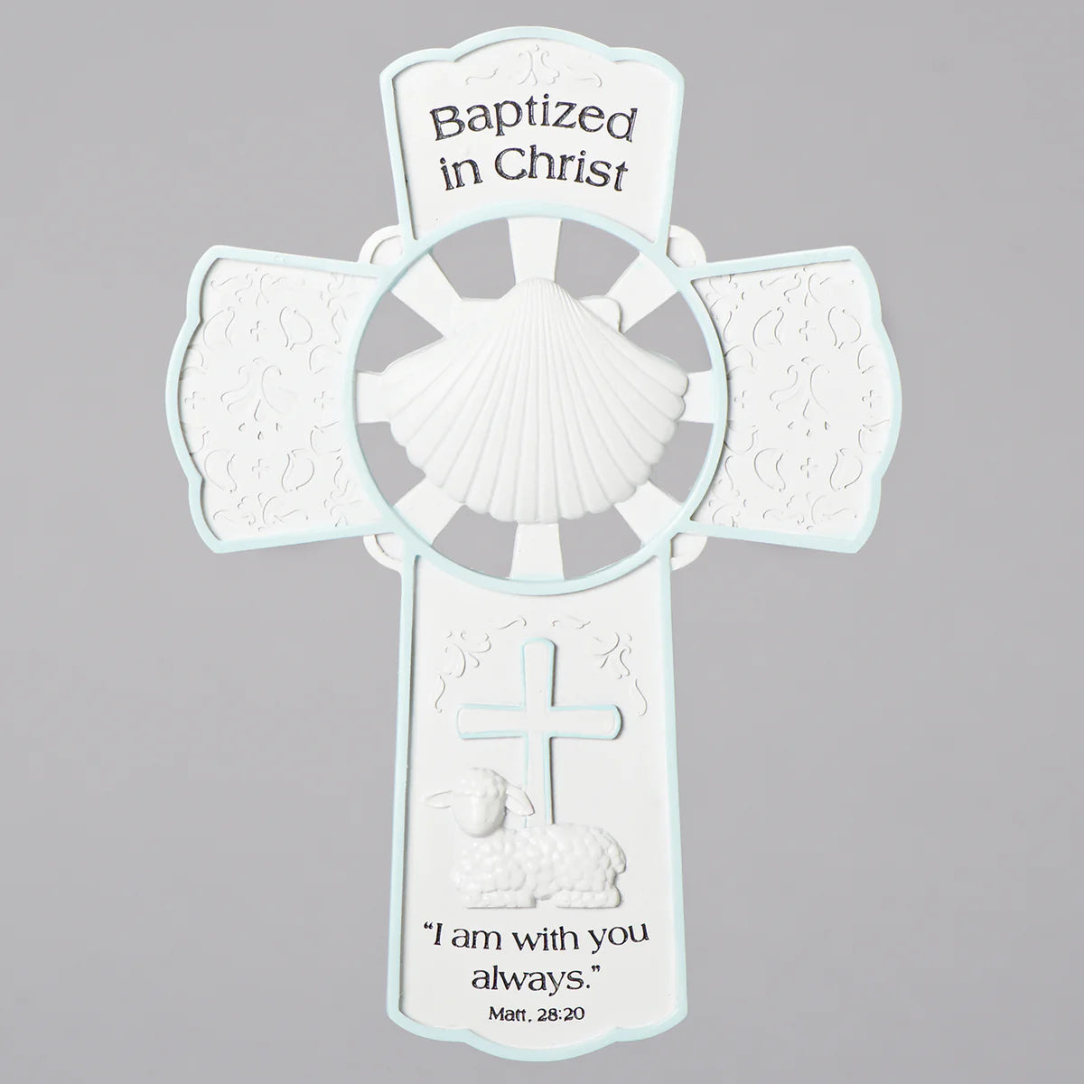 Baptized in Christ Wall Cross | Boys & Girls