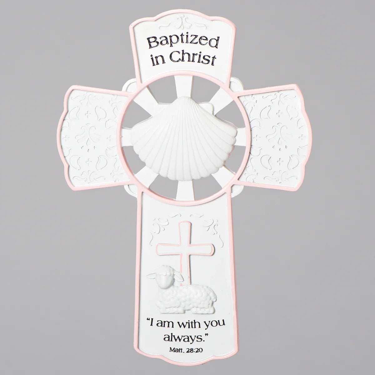 Baptized in Christ Wall Cross | Boys & Girls