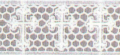Embroidered Lace w/ Latin Crosses Alb | Tropical Blend Lightweight Poly/Wool