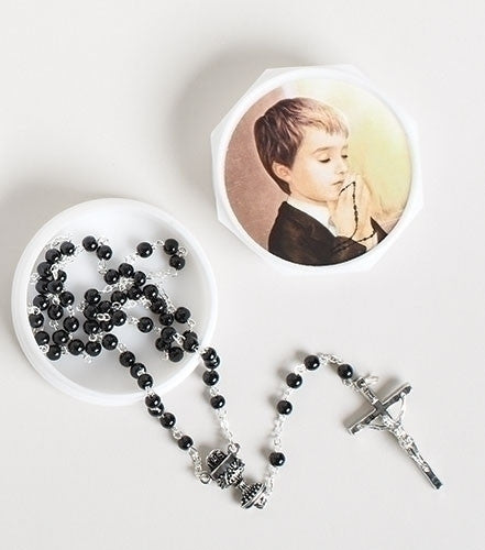 First Communion Rosary with Box