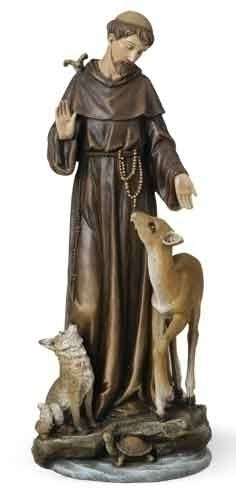 14" St Francis - Renaissance Figure