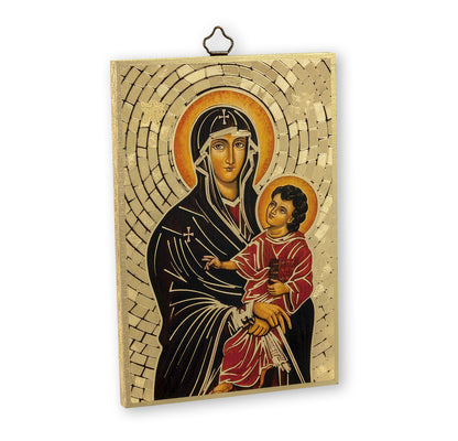 4" x 6" Gold Foil Mosaic Plaque - Fratelli Bonella