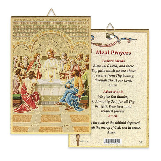 Gold Foil Last Supper Mosaic Plaque