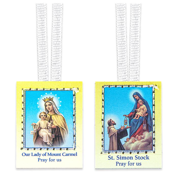 Our Lady of Mt. Carmel and St. Simon Stock Scapular