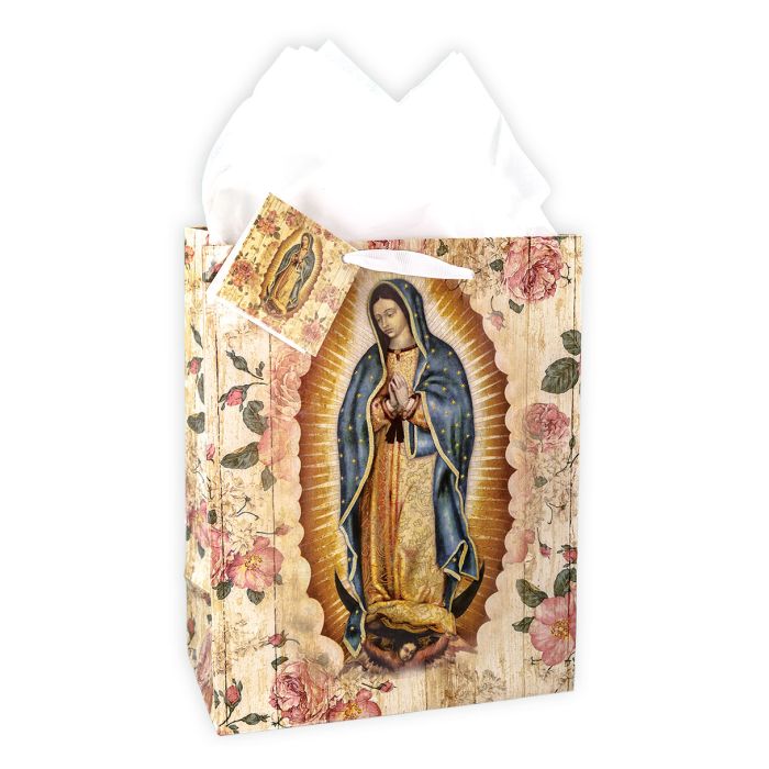 Our Lady of Guadalupe Gift Bag with Tissue | Multiple Sizes