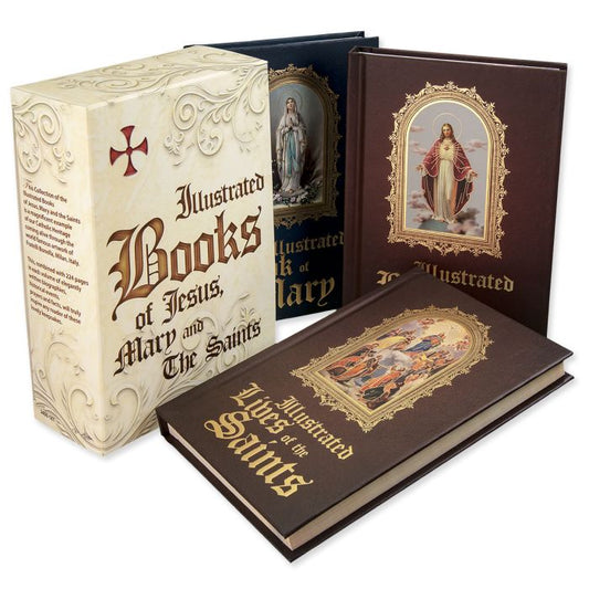 Illustrated Books of Jesus, Mary, and the Saints - Set