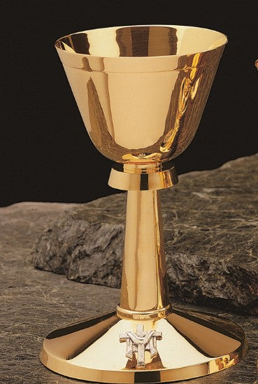 #5145 Memorial Chalice | 7-3/4", 12oz. | 24K Gold Plated