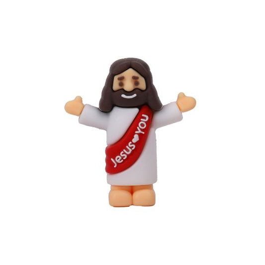 Little Jesus Pocket Figurine | "Jesus Loves You" | Assorted Colors | Bulk Discounts