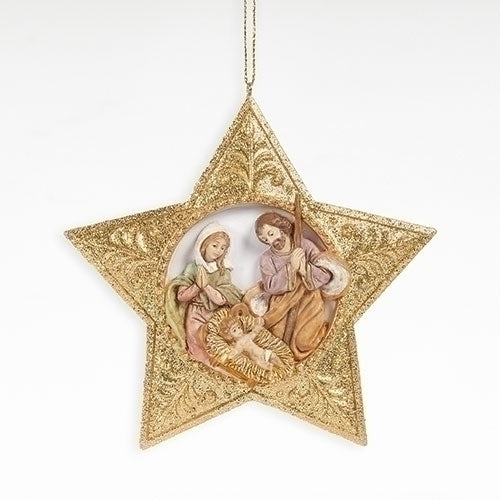 Holy Family Star Ornament