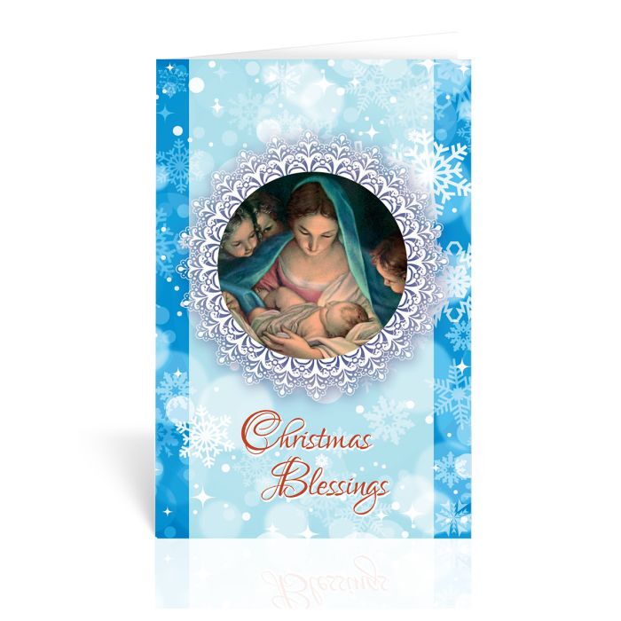 Infant Jesus with Mary Christmas Greeting Cards Boxed