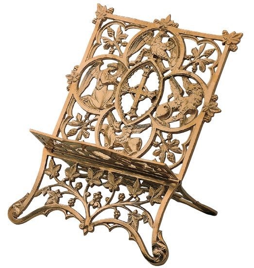 #6010 Gothic Bronze Book Stand | Multiple Finishes Available
