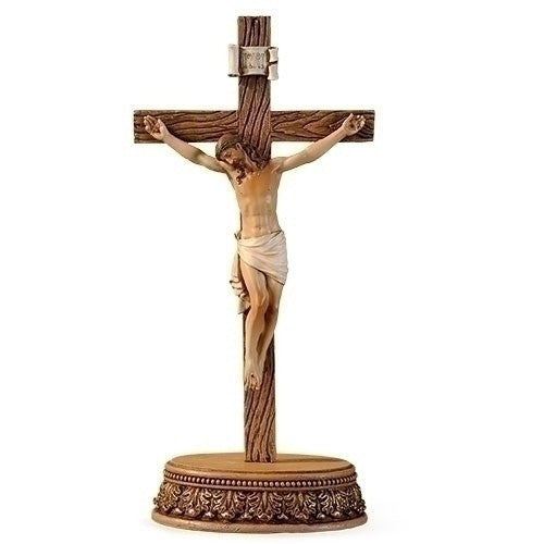 8.5" Removable Standing Crucifix with Base