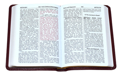 St. Joseph New Catholic Version New Testament | Burgundy Leather | Vest Pocket Edition