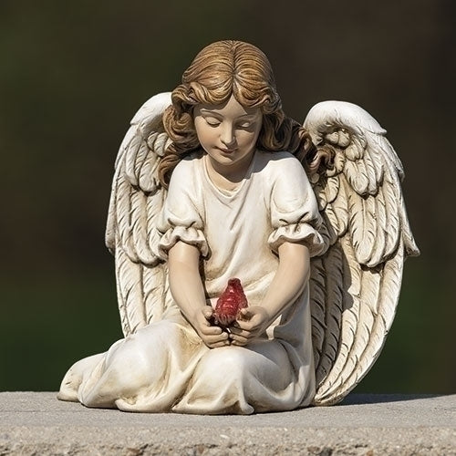 Angel with Cardinal