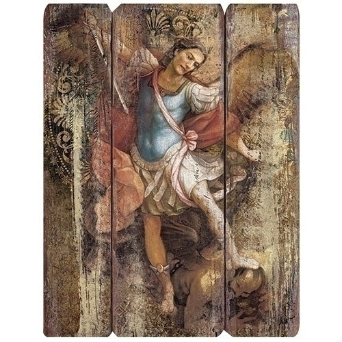St. Michael 15" Decorative Panel
