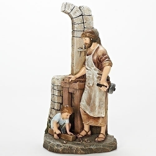 13" Carpenter's Apprentice Statue