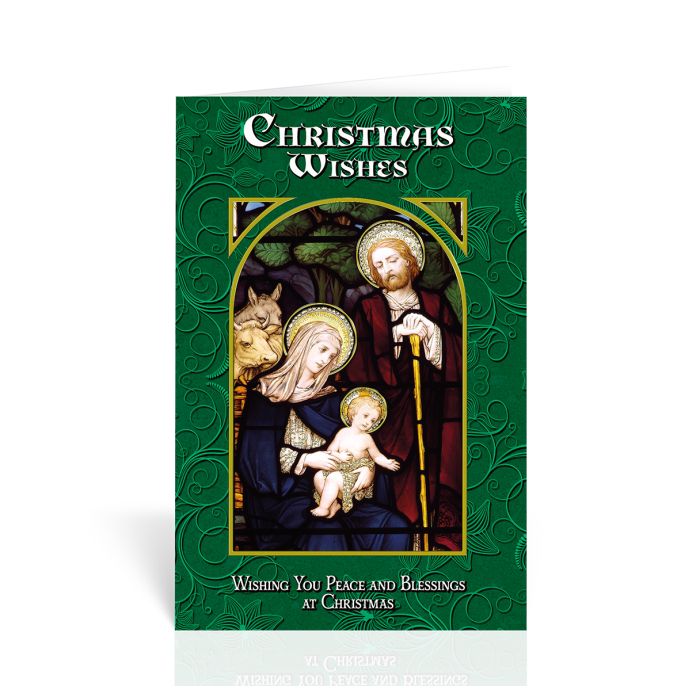 Holy Family Christmas Wishes, Christmas Greeting Cards