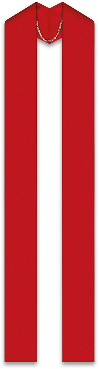 Assisi Plain Overlay Stole | 100% Polyester | All Colors