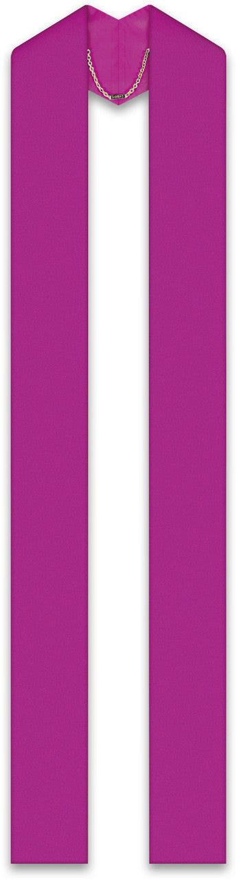 Assisi Plain Overlay Stole | 100% Polyester | All Colors