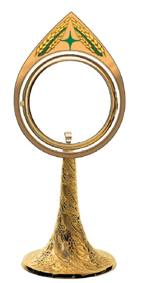 #7310 Ostensoria Monstrance | 24K Gold-Plated | Handmade In Spain