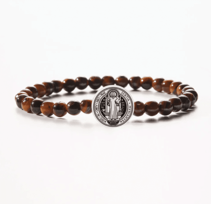 Tiger’s Eye Men’s Holy Water Bracelet