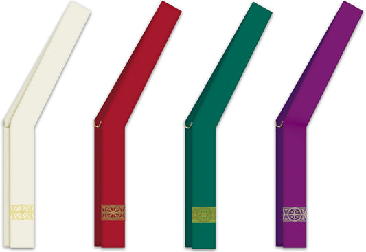 Assisi Deacon Stole with Woven Orphrey | All Colors