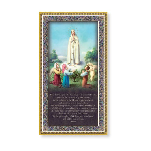 Our Lady of Fatima with Prayer