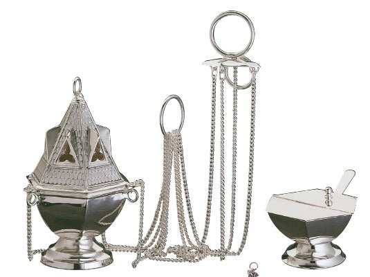 #757 Censer, Boat & Spoon | Multiple Finishes Available