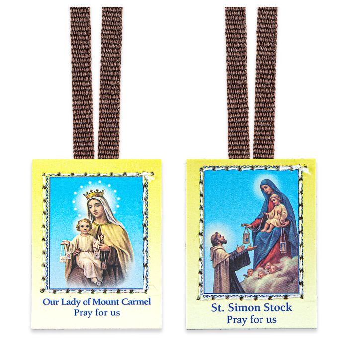 Our Lady of Mt. Carmel and St. Simon Stock Scapular