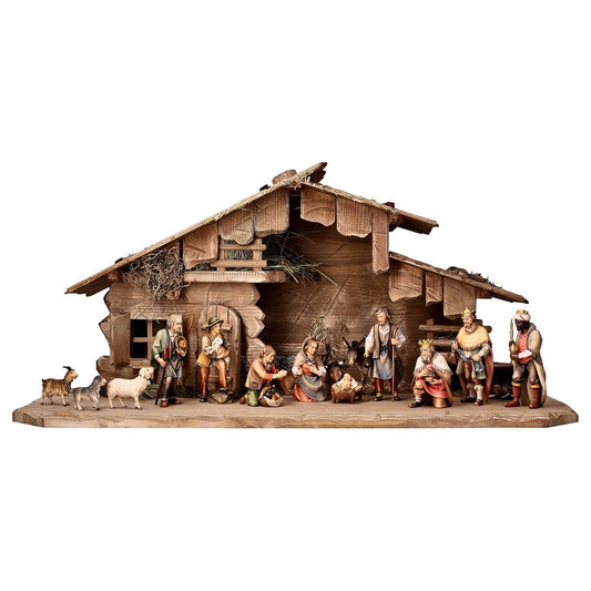 16-Piece Shepherd's Nativity Set | Multiple Sizes