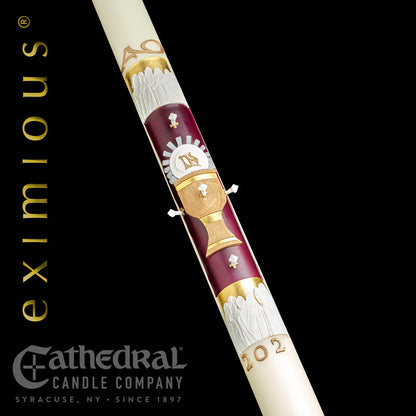 The Twelve Apostles™ eximious® Paschal Candle | 51% Beeswax | All Sizes