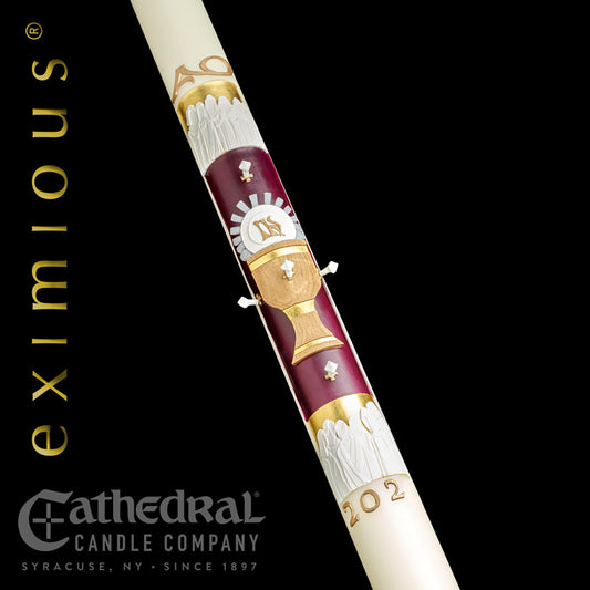 The Twelve Apostles™ eximious® Paschal Candle | 51% Beeswax | All Sizes