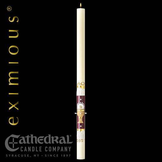 The Twelve Apostles™ eximious® Paschal Candle | 51% Beeswax | All Sizes