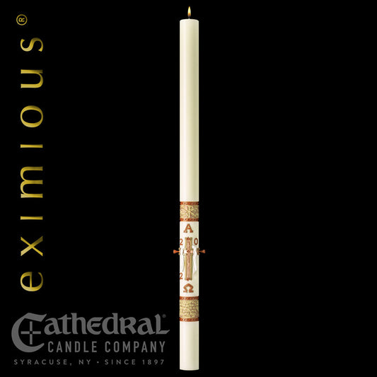 Luke 24™ eximious® Paschal Candle | 51% Beeswax | All Sizes (Copy)