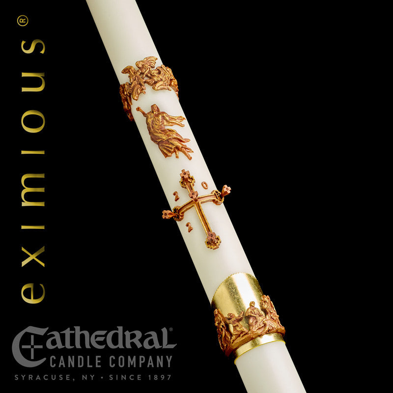 Mount Olivet™ eximious® Paschal Candle | 51% Beeswax | All Sizes