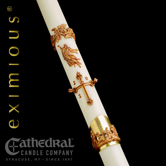 Mount Olivet™ eximious® Paschal Candle | 51% Beeswax | All Sizes